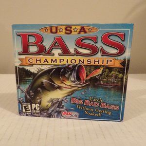 +USA Bass Championship Virtual Fishing Simulation Game PC Computer ValuSoft NEW